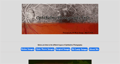 Desktop Screenshot of ophthalmicphotography.info